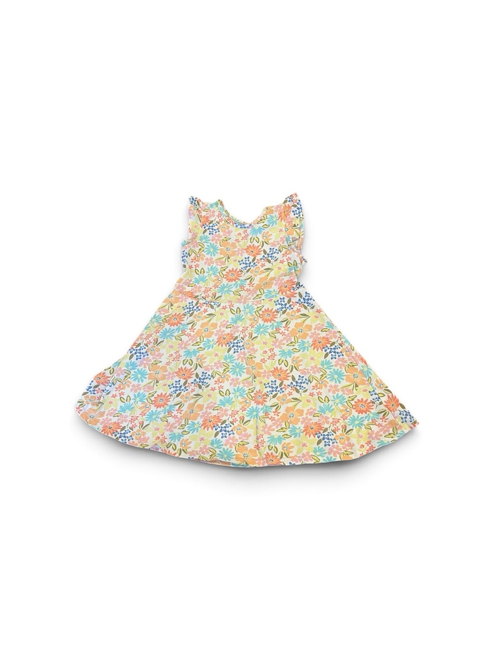 Jumping Beans Girls Size 6 Floral Cotton Sleeveless Dress